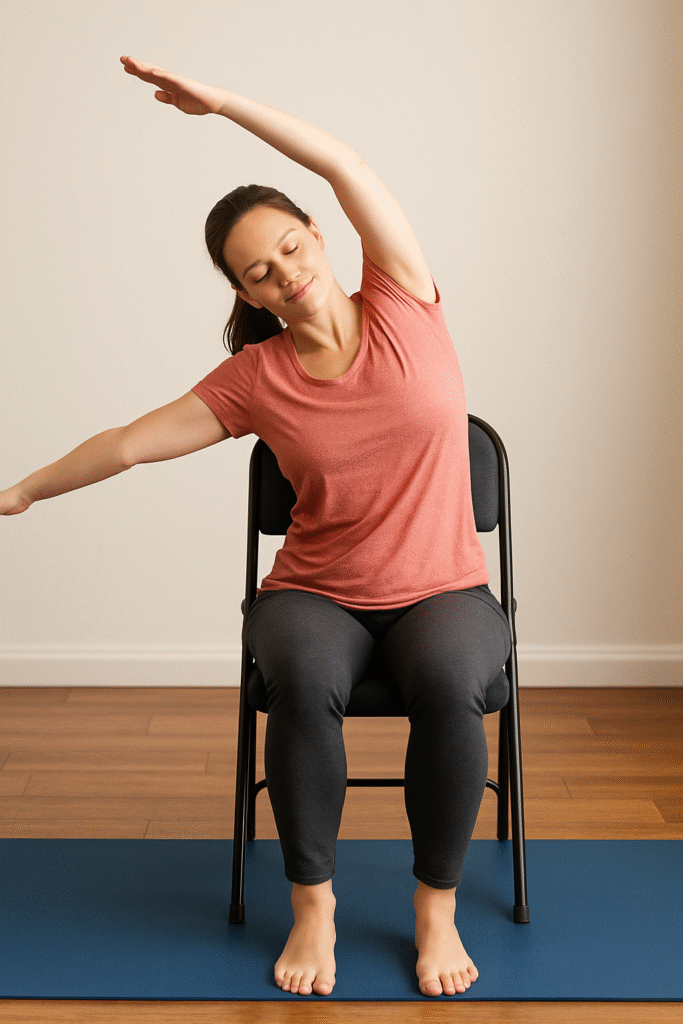 Chair Yoga Exercises for Improving Flexibility and Reducing Stress